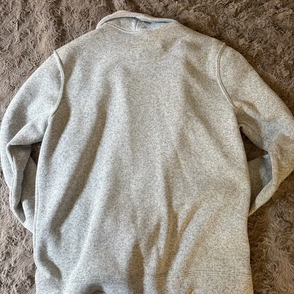 Old Navy Men’s Shawl Collar Cardigan Sweater XL Tall Gray Button Front - Picture 2 of 4